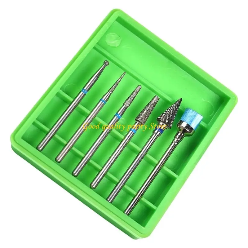M4YA Tool Electric Manicure Brill Bits Bits Multifurize Pieces Stoping Storage Case armazenamento