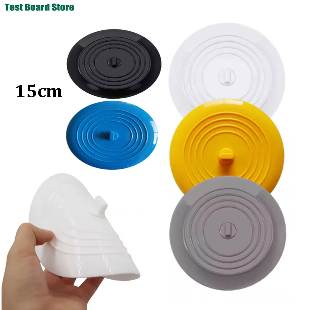 

15cm Large Silicone Bathtub Stopper Leakage-proof Drain Cover Kitchen Sink Hair Stopper Tub Flat Plug Stopper Bathroom Accessori