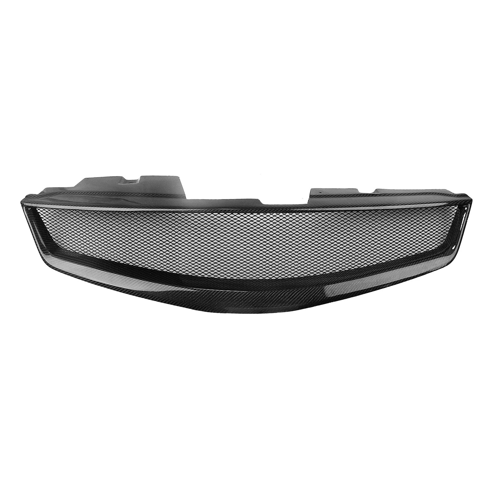 Front Racing Grill Grille For Nissan Sentra 2.0/ 2.0 S/2.0 SL 2010-2012 Real Carbon Fiber/Fiberglass Upper Bumper Hood Mesh Grid