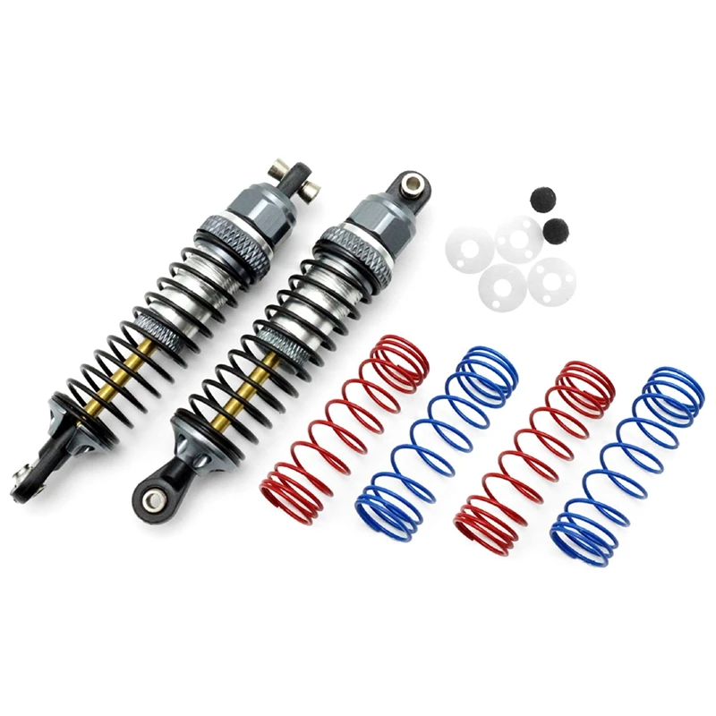 1/10 Climbing Car RC Coilover Shock Absorber, Hole Spacing 86Mm, Suitable For TRX4 90016 SCX10 D90 Replacement