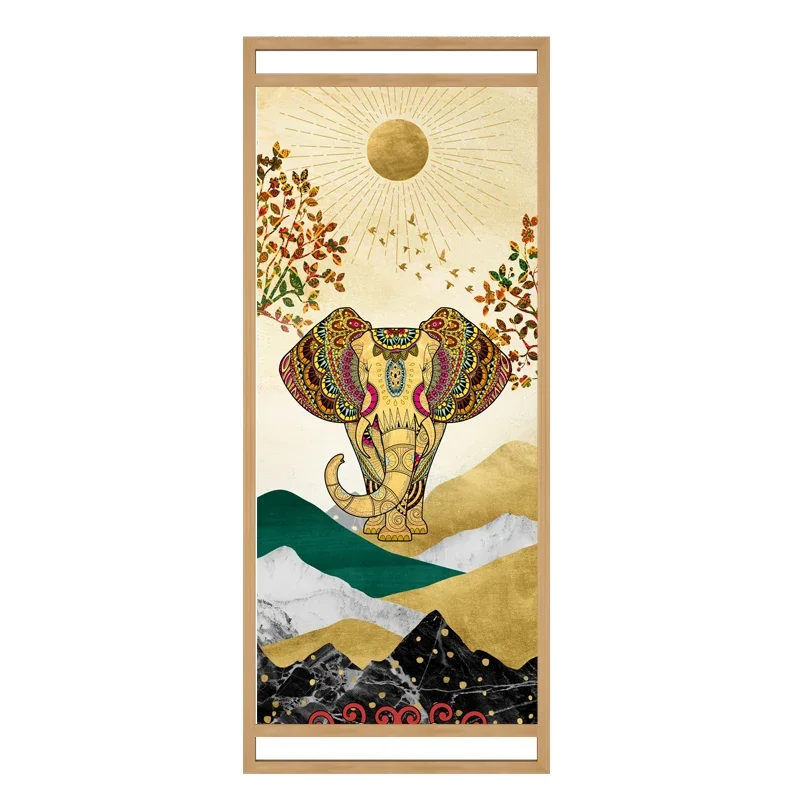 Скандинавский американский стиль, роскошное цельное дерево, переместится в верхний экран, перегородка для гостиной, крыльца, полый блок для унитаза, сиденье, экран elep