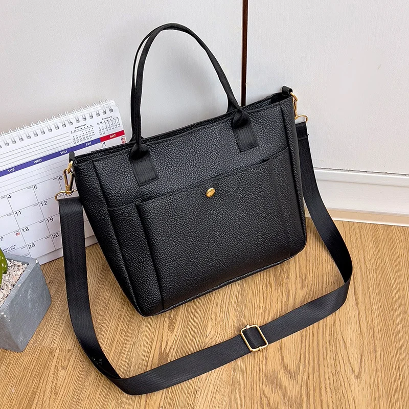 

Large Capacity Tote Bags for Work Commuting Carrying Bag College Style Student Outfit Book Shoulder Bag Shopping Bag