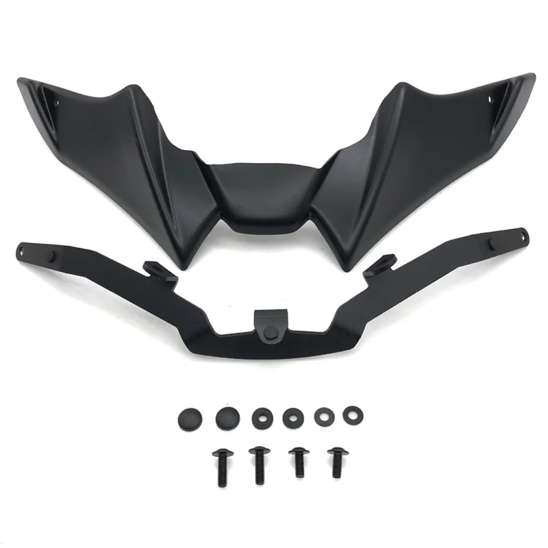 Motorcycle Front Fairing Aerodynamic Winglet Lower Cover Carbon Fiber Fixed Wind Wing for Mt-09 V3 2021 2022+