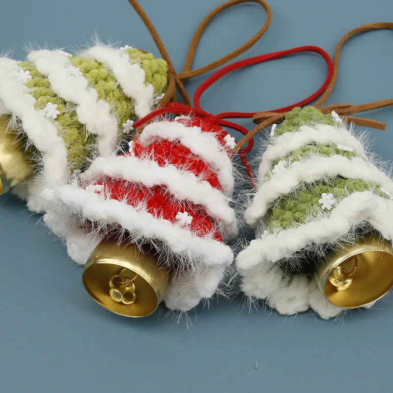 2026 Gehäkelter Weihnachtsbaum-Anhänger, Fertiggestellter Handgewebter Weihnachtsanhänger, Liebliches Geschenk – Detail 3