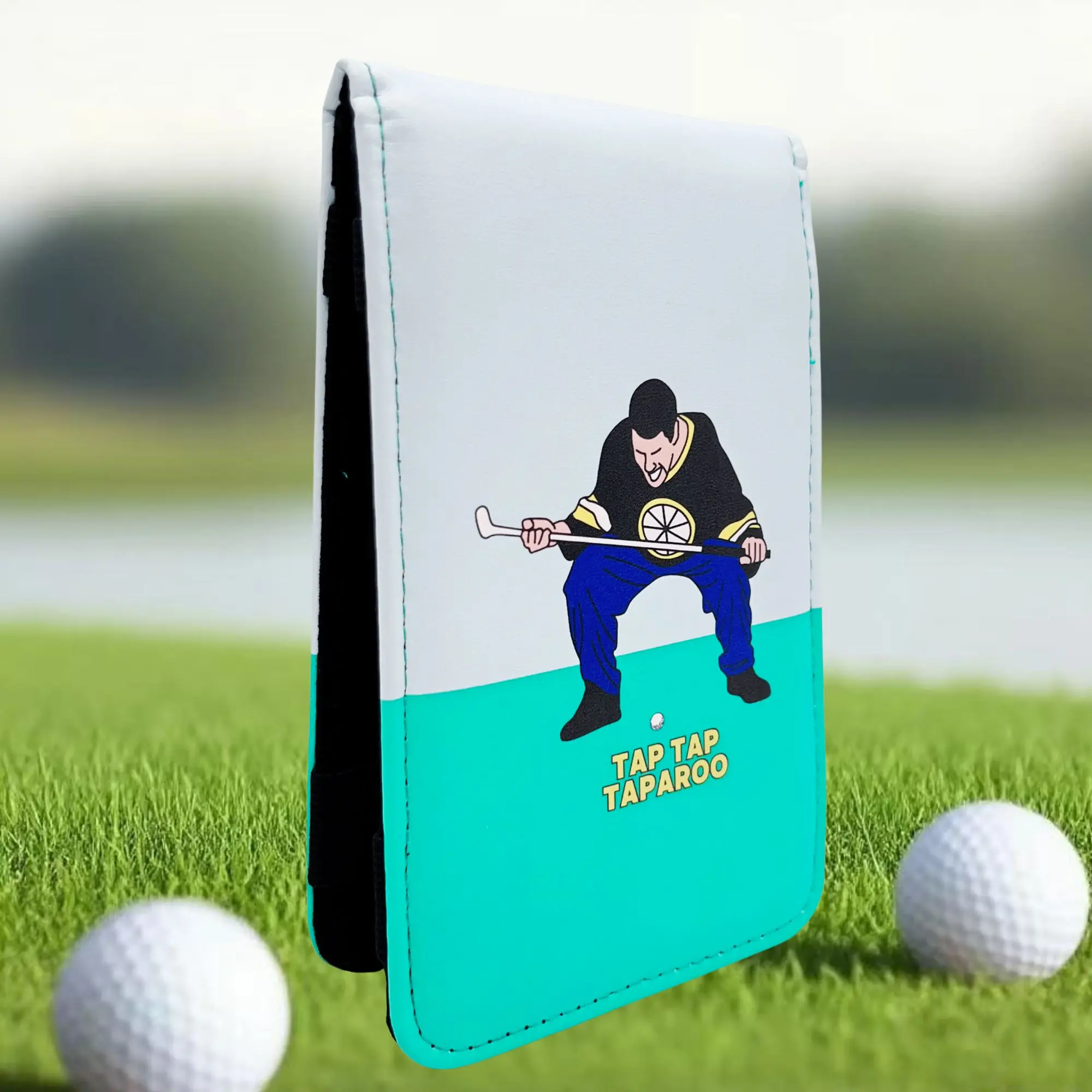 جولف بطاقة النتائج ساحة حامل كتب غطاء مع الصنبور تابارو سعيد جيلمور تصميم جودة بولي Leather الجلود جولف حامل بطاقة النتائج جولف