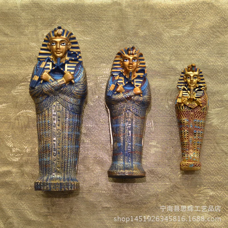 

Egyptian Mummy Theme Home Decoration Decoration Pharaoh Props Nile Crafts Resin Decorations