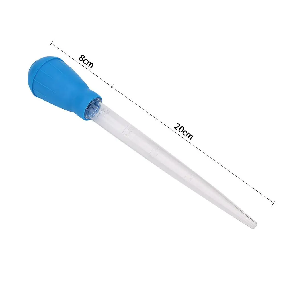 Aquarium Pipette Fish Tank Siphon Aquarium ทำความสะอาดเครื่องมือคู่มือท่อดูดปั๊ม Aquarium Siphon ทำความสะอาดเครื่องมือ28ซม.