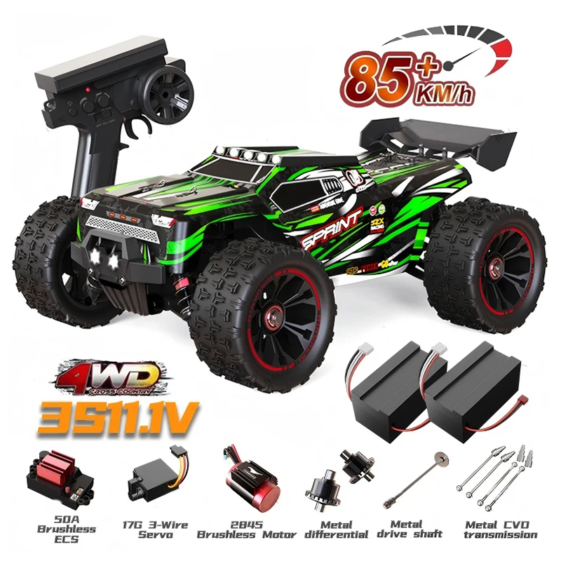 

SCY9522PRO 85KM/H High Speed RC Car Brushless 4WD Off-Road Drift Remote Control Car 1:16 Professional Racing Cars SCY9522 50KM/H