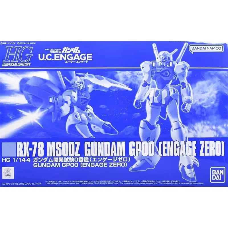 Bandai Anime Model Original Genuine HGUC 1/144 RX-78 MSOOZ GUNDAM GPOO ENGAGE ZERO Toys Action Figure Gifts Collectible Boys