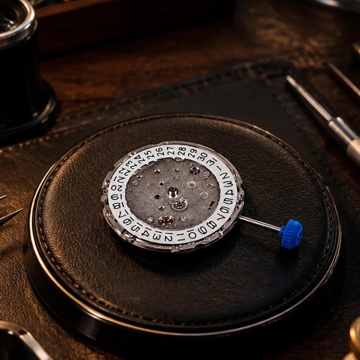 9015 Automatic Watch Original Movement Accessories Mechanical Movement Replacement Parts Date Setting China 9015 movement