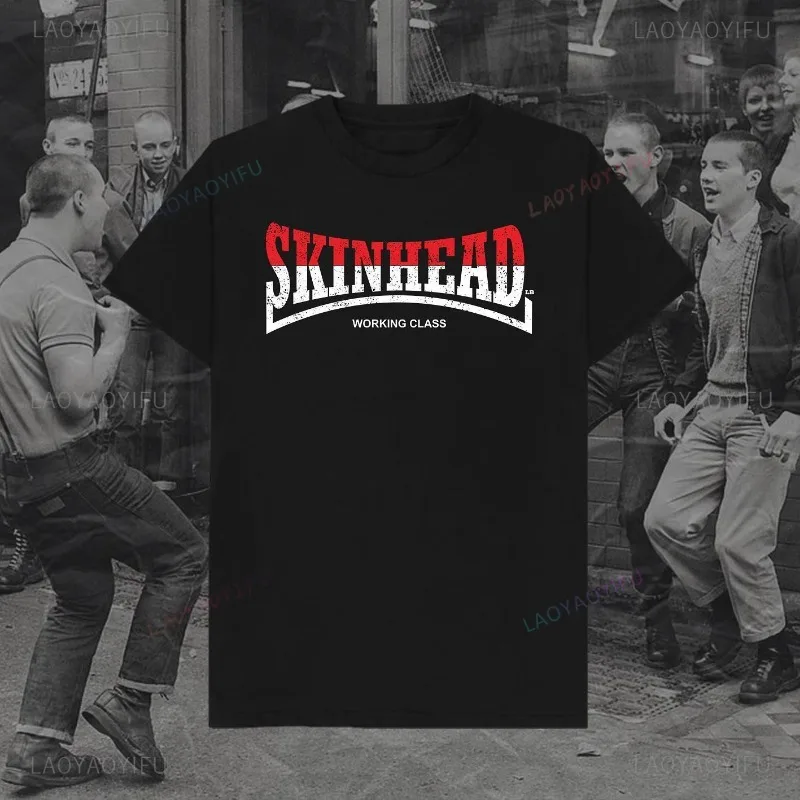Skinhead „Proud and Strong“ Herren-Baumwoll-T-Shirt, lustiges Skinheads Nation and Loyalty, deutsche Schlachtflagge, T-Shirt, Harajuku