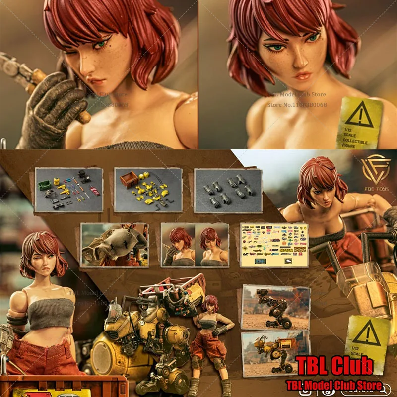 

В наличии FOGTOYS EA02 1/12 Коллекционная оригинальная серия Fantasy Alphabet M 18 см Роскошный мотоцикл Полный комплект 14,5 см Женский солдат
