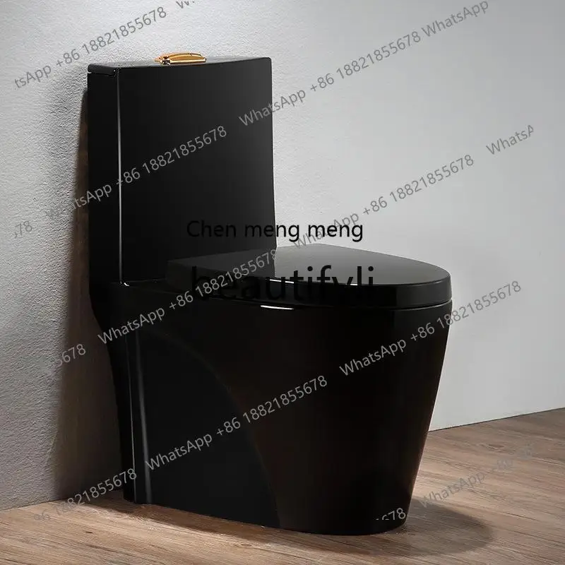 N178 Household flush toilet toilet siphon large-diameter water-saving and deodorant toilet