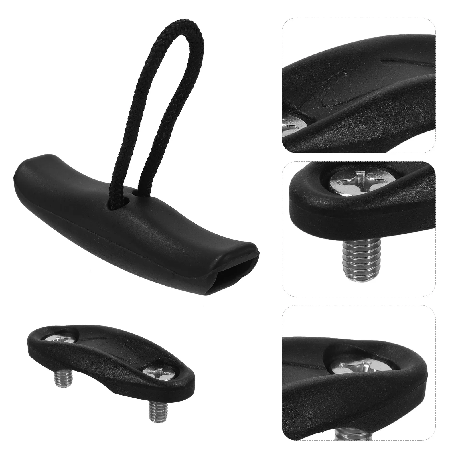 

Nylon Kayak Carry Handles Replaceable Set Ergonomic Lightweight Pull Handle for Canoe Boat Accessories Pull Canoe Handle