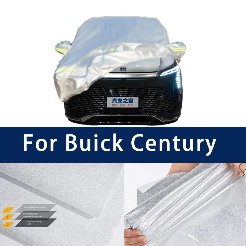 

Full car hood dust-proof outdoor indoor UV protection sun protection and scratch resistance For Buick Century Car Umbrella