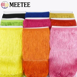 1-5Meters 50cm Long Tassel Fringe For Stage Clothes Curtain Lace Ribbon Latin Dresses Decoration Trimming DIY Sewing Accessories