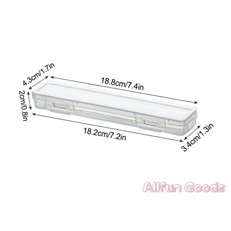 [T5]Portable Toothbrush Box Plastic Travel Toothbrush Case Transparent Toothbrush Holder Organizer Travel Practical Accessories