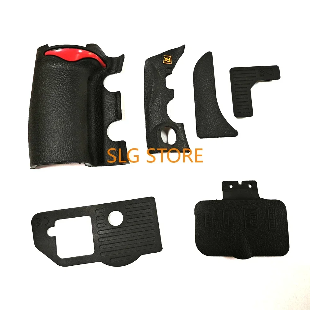 New A Set of 6 Pieces for Nikon D700 Body Hand Grip Rubber FX Side Bottom Thumb Cover USB Leather Shell With Adhesive Tape Part