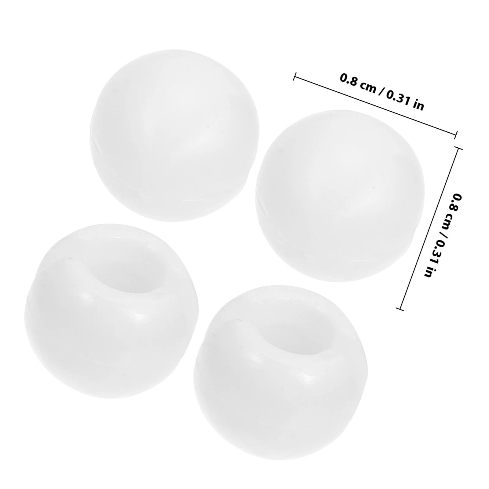 25 قطعة سلسلة الخرز بوم العمياء توقف تعزز الأداء منع ترهل صالح متعددة النوافذ المنزل مطرز سلسلة تجعيد توقف #5