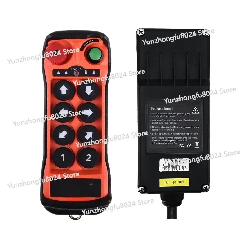

QA800 8 Keys Single Speed Industrial Wireless Radio Remote Control Switches Hoist Track Lift Controller