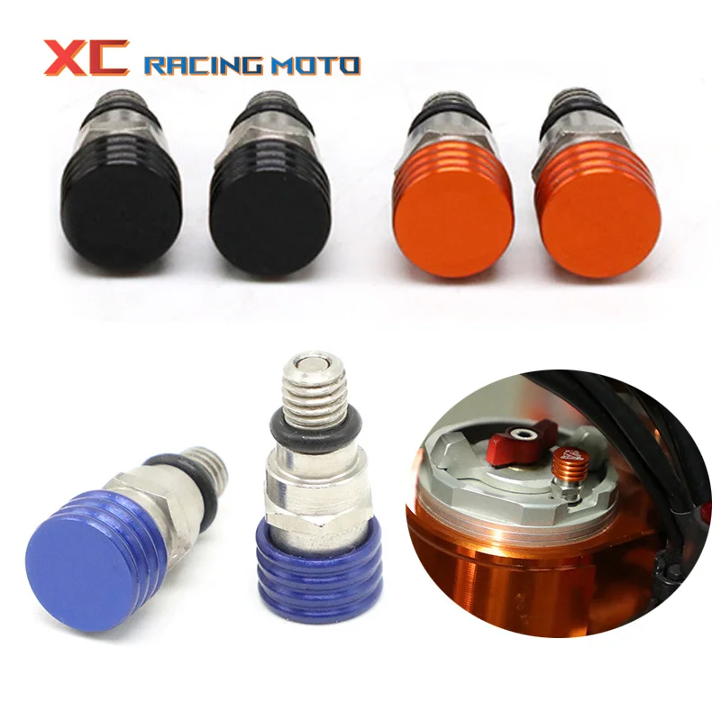 

M4x0.7 Fork Air Bleeder Valves For KTM SX XC EXC MXC SMC EXCF XCFW XCW 2005-2019 85 125 150 200 250 300 350 450 500 Adventure WP