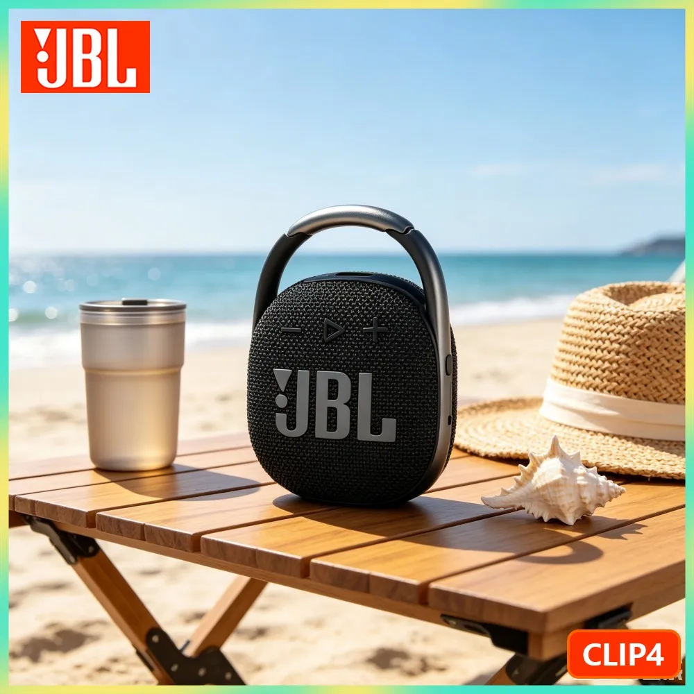 JBL Clip 4 Mini Wireless Bluetooth Speaker IP67 Water & Dust Resistant with Carabiner Outdoor Hiking Camping Portable Loudspeake