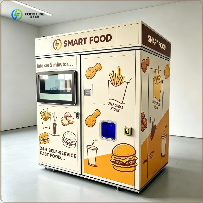 French Fries Vending Machine Automatic French Fry Vending Machine Customized Sticker OEM FL Customized