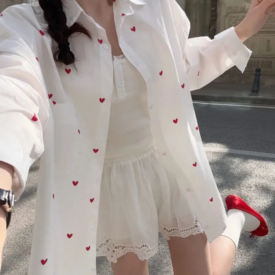 

Рубашки с длинным рукавом, женские хлопковые рубашки с v-образным вырезом, приталенный воротник с рюшами, элегантная женская весенняя офисная повседневная одежда, профессиональный шик