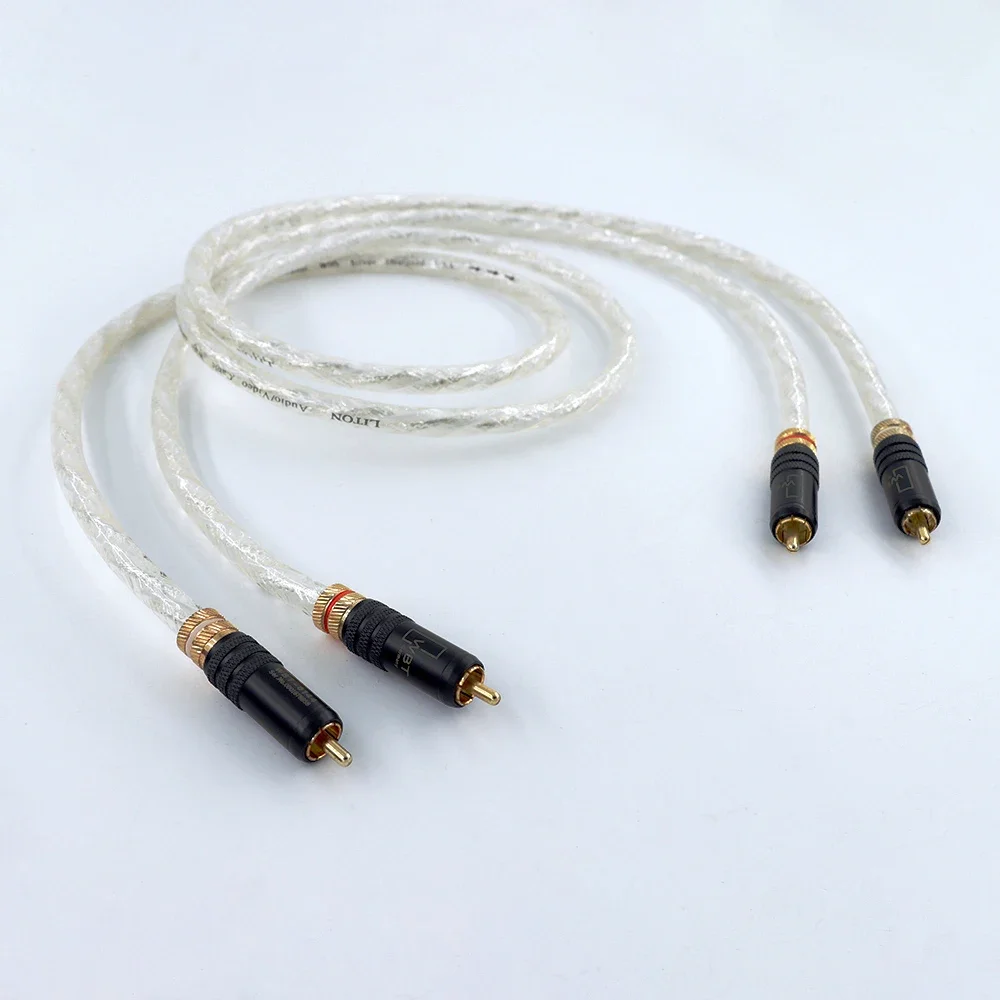 كابل XLR متوازن لموصل مطلي بالفضة من الدرجة المرجعية - حماية EMI مزدوجة الطبقة ومحطات WBT ​