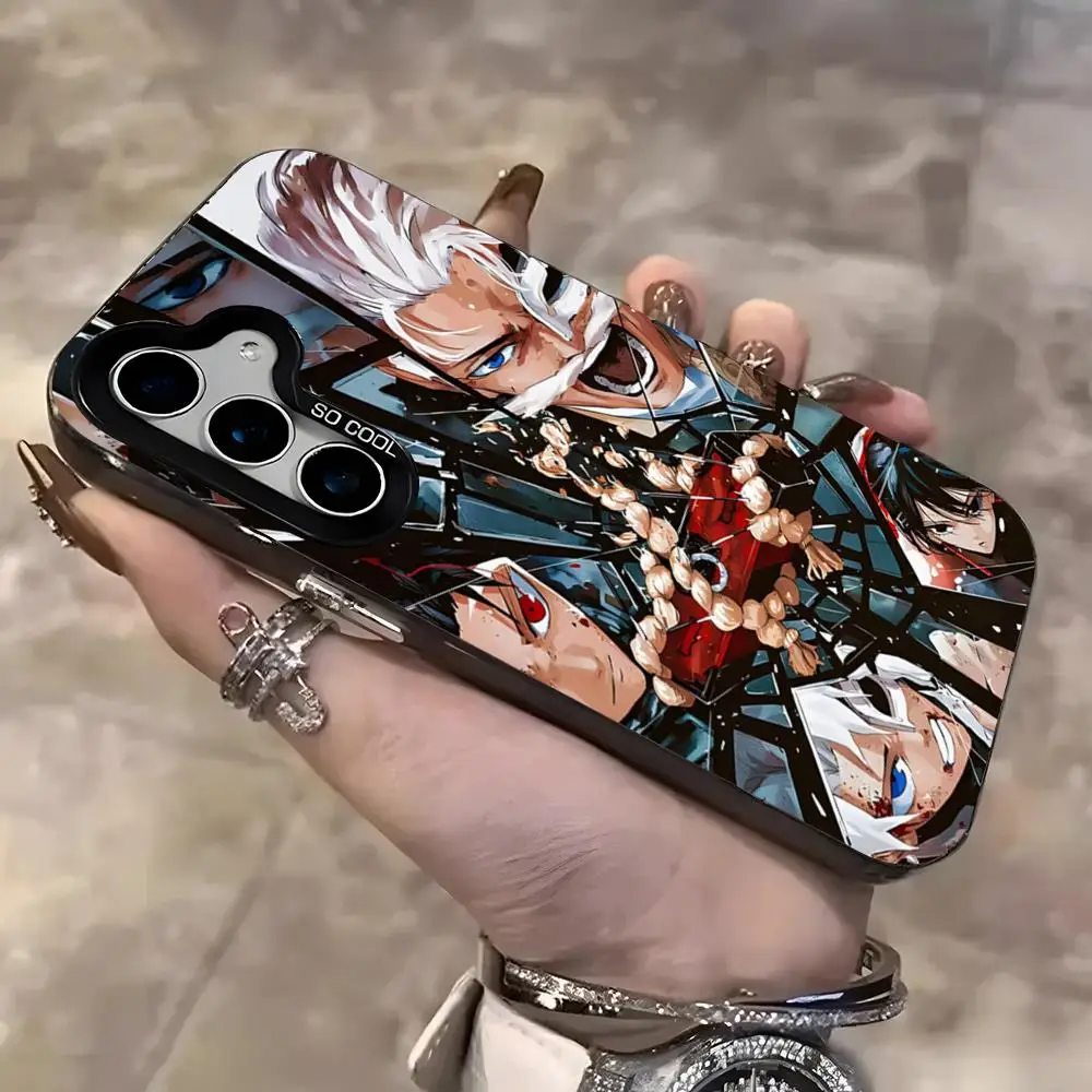 Comic K-Kagurabachi Phone Case For Samsung S25 Ultra S23 S22 S21 S20 Ultra Plus S24 Fe A54 A55 Color Silver Cover