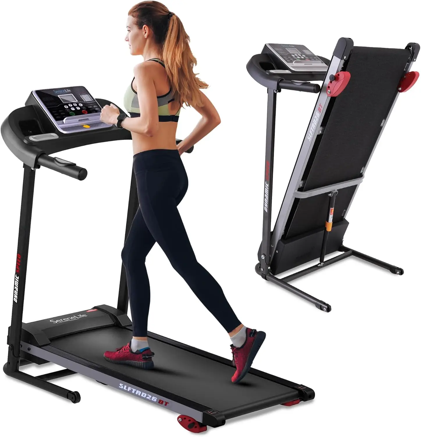 

Home Fitness Equipment with LCD for Walking & Running - Cardio Exercise Machine - Preset