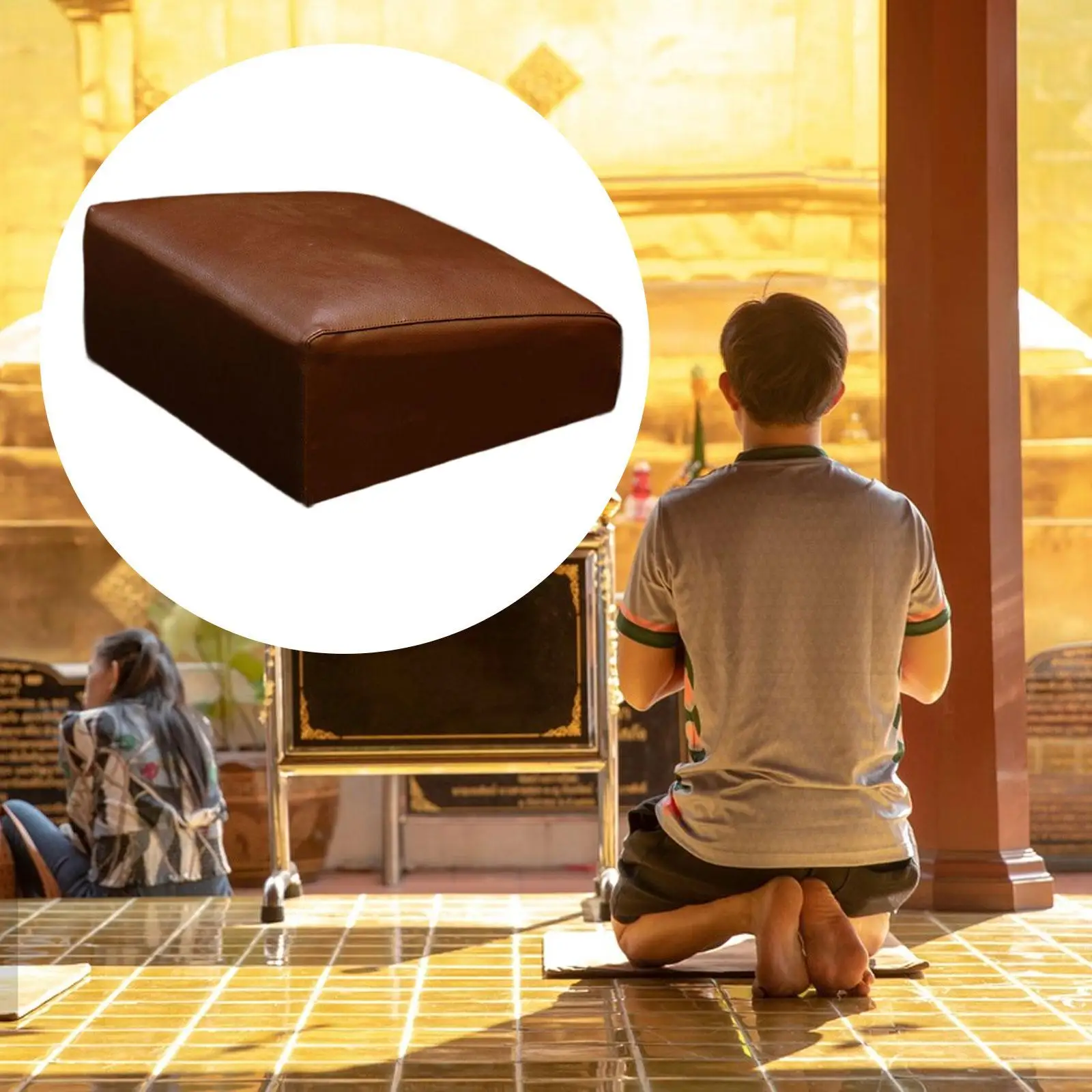 

Kneeling Meditation Cushion Ergonomic Seat for Indoor Tea Ceremony Home