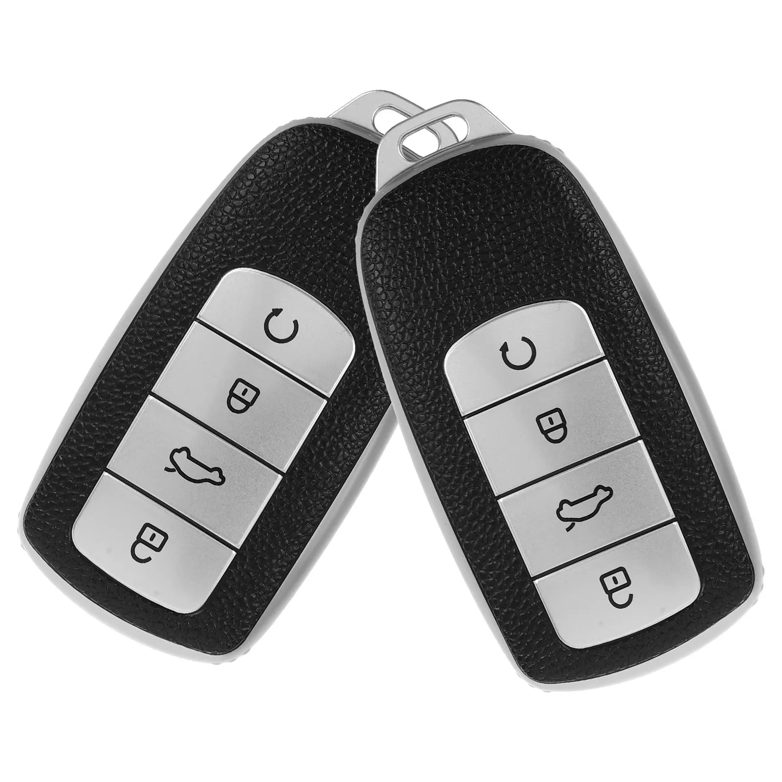 

2Pcs Car Key Fob Protective Cover Tpu Full Coverage Scratchproof Key Fob Shell Universal Fit 8 Pro Remote