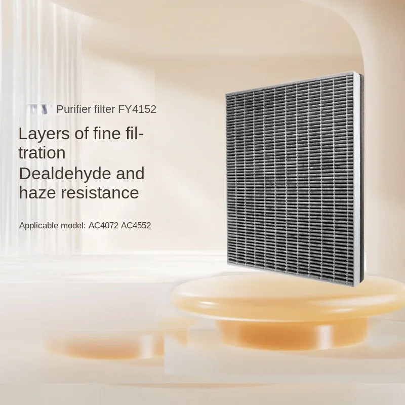

Air purifier filter element FY4152 is suitable for AC4072/4552/4556/4558