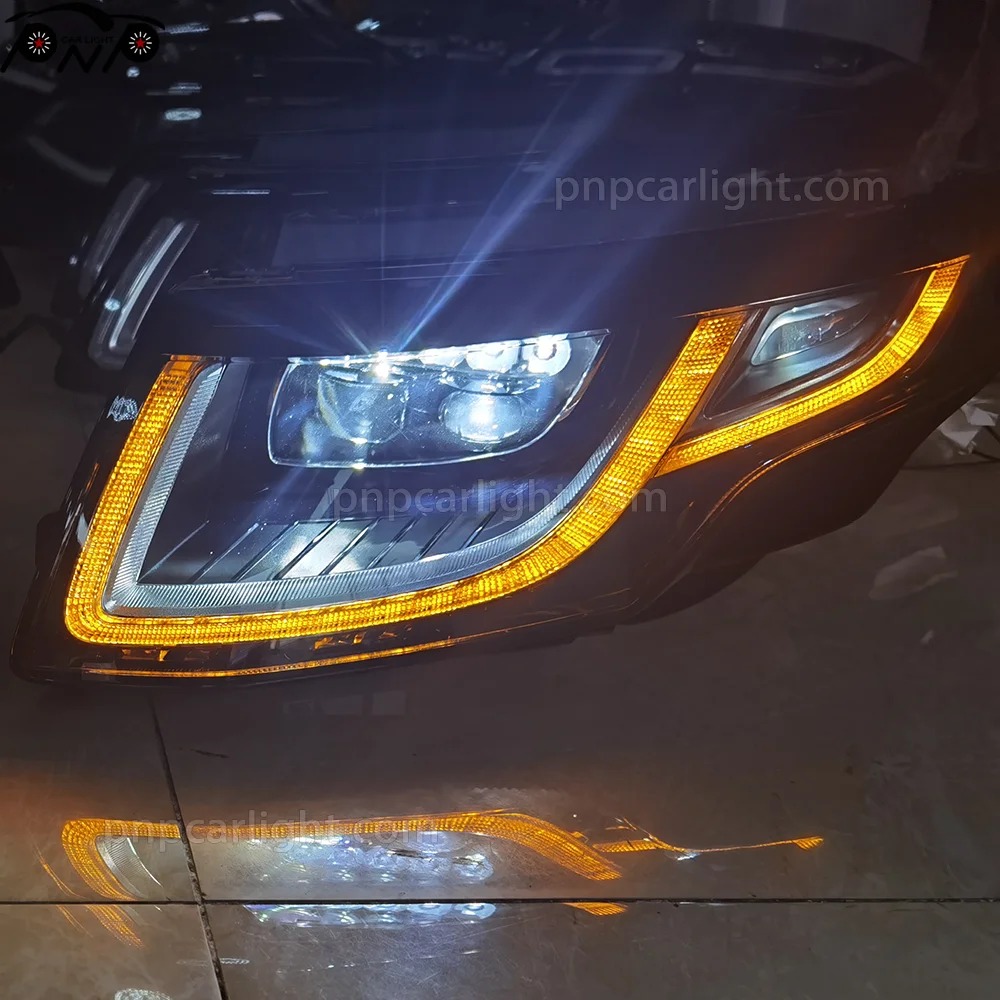 Lampu depan LED รถเดิมสำหรับ Range Rover Evoque