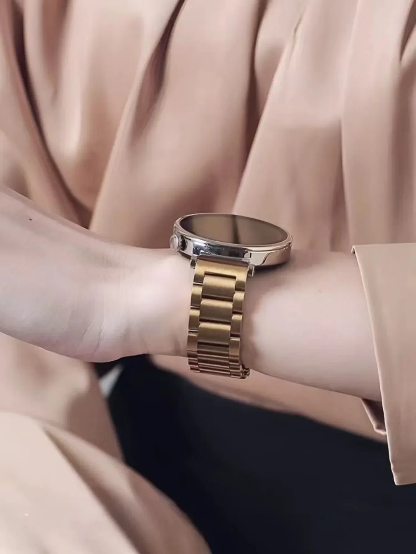 Pulseira de metal de aço inoxidável, 18 20 22mm, para samsung galaxy watch7 6 5 4 3 ativo para huawei gt 2 3 4 5 amazfit gtr 42/46mm