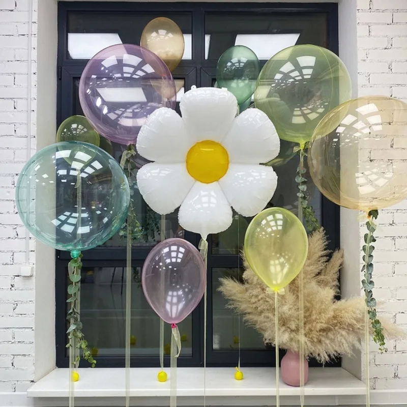 5PCS Colorful Crystal Bobo Balloon Balloon Birthday Party Decorations Wedding Valentine\'s Day Christmas Party Supplies