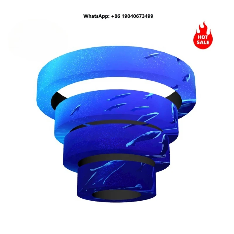 Custom Round 360 Degree Double/Single Side Ring LED Circular Shape Screen Curved P1.25 P1.5 P1.8 P2 P2.5 LED  LJJ