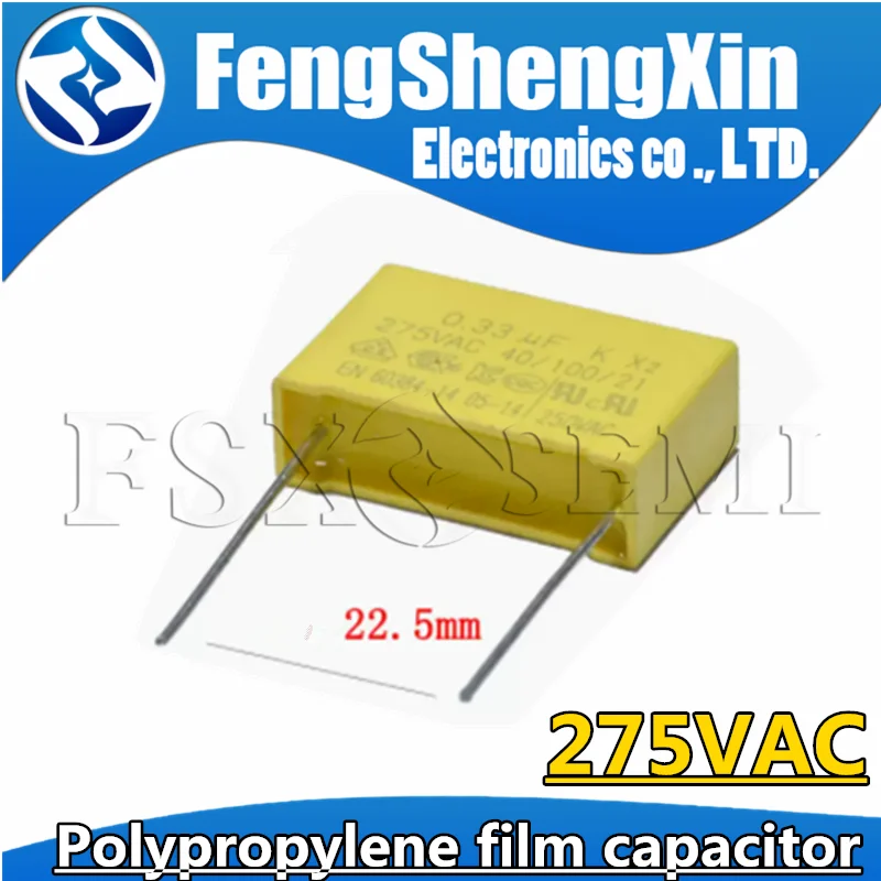 

Конденсатор полипропиленовый 275VAC 22,5 V 330NF 470NF 275 uF 0,22 uF 0,33 uF 0,47 uF 0,56 uF 0,68 uF 1uF 0,82 uF 1,2 uF 1,5 uF 10 шт.
