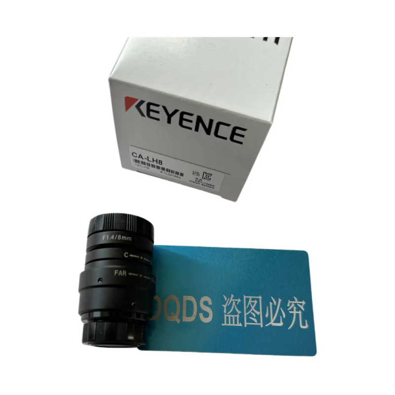 KEYENCE CA-LH8 High Resolution Low Distortion Macro Lens 8mm Focusing on Close Range Visual Inspection and Measurement Scenarios