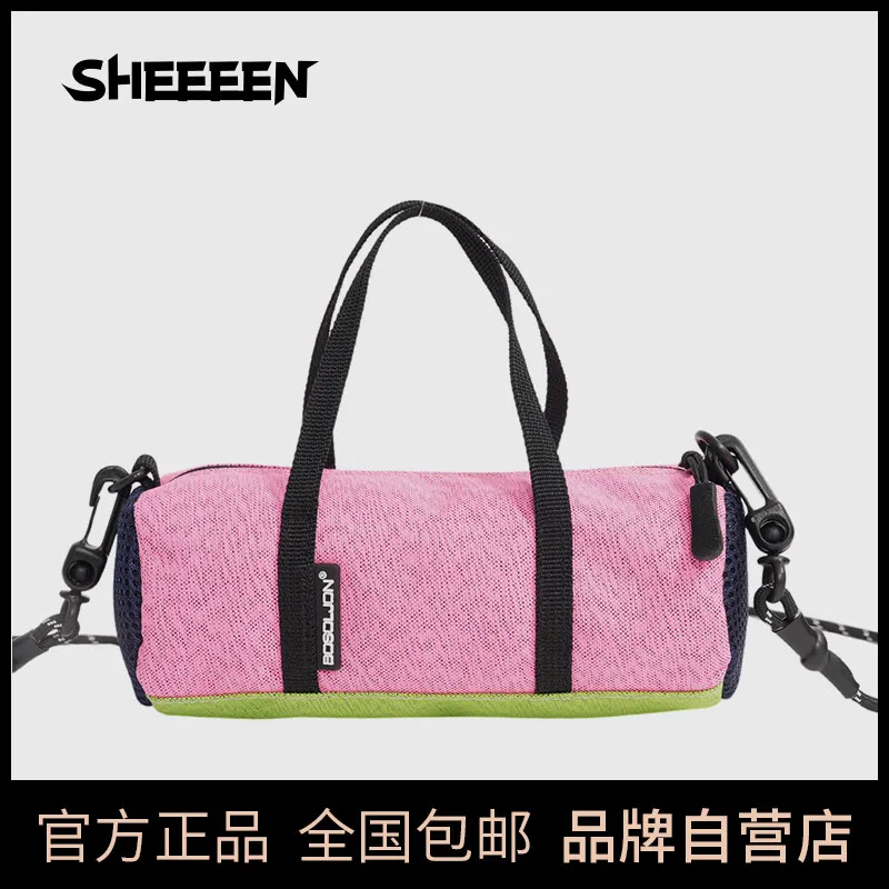 Sheeeen Fabric Crossbody Shoulder Bag Water Resistant Lightweight Compact Daily Commute Travel Handbag