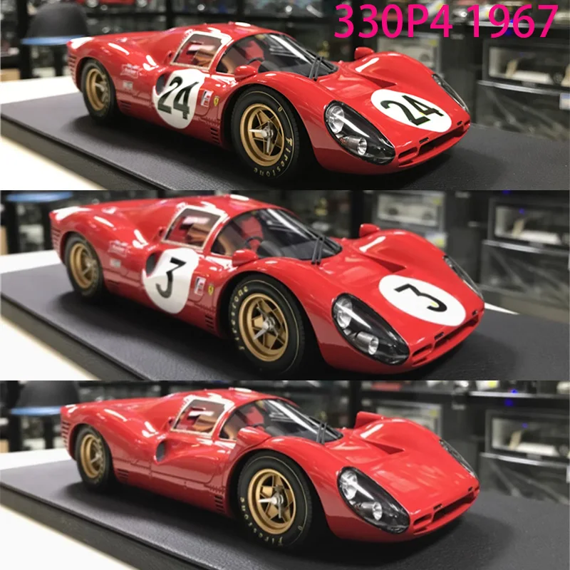 

Original 1:18 Scale F 330P4 1967 Sports Car Simulation Resin Car Model Toy Adult Fans Collection Gift Display Souvenir