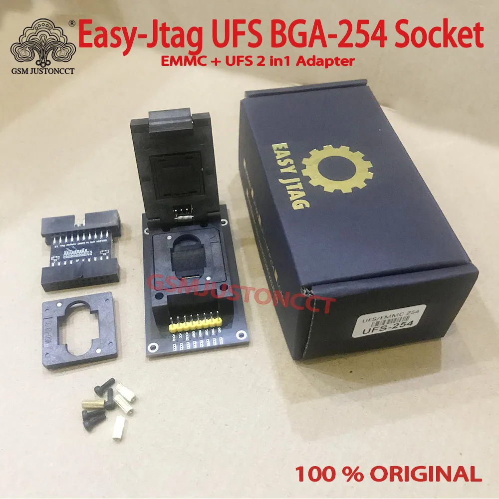 2024 Original New Z3X- Easy Jtag Plus Box Fllu Set + EMMC Socket + UFS BGA 254 +UFSBGA 153 Tool