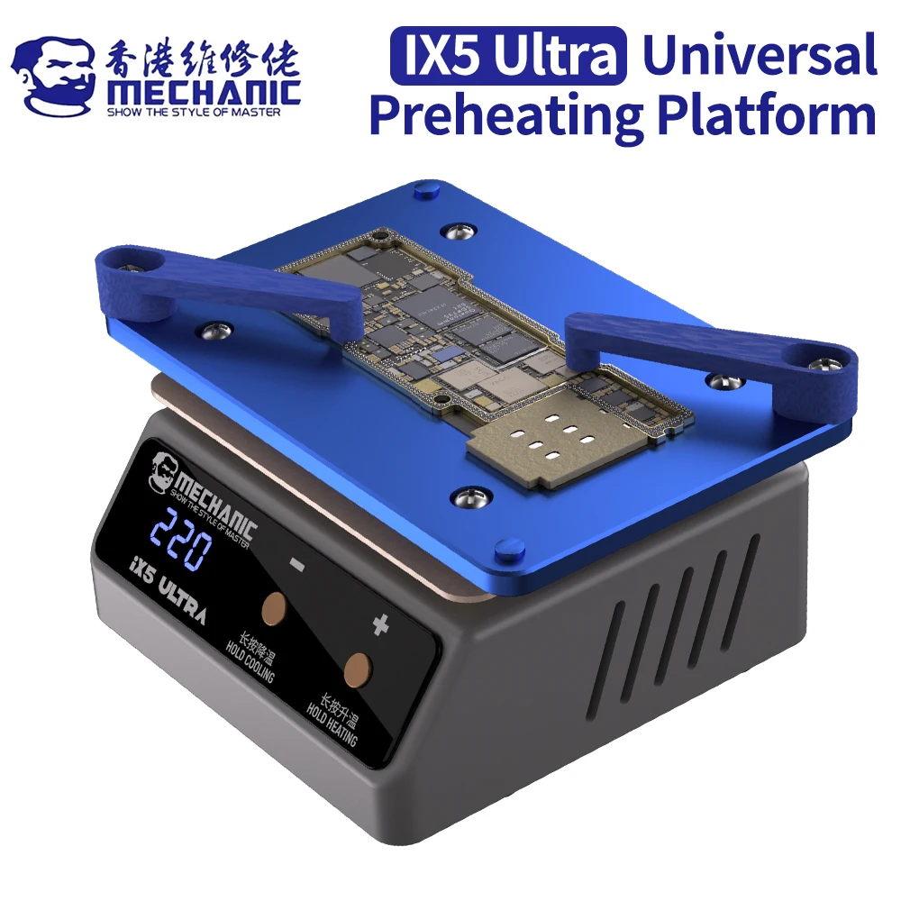 MECHANIC IX5 Ultra Universal Preheating Layering Platform for Motherboard Layering Tin Planting Glue Removal Heating Table Tool