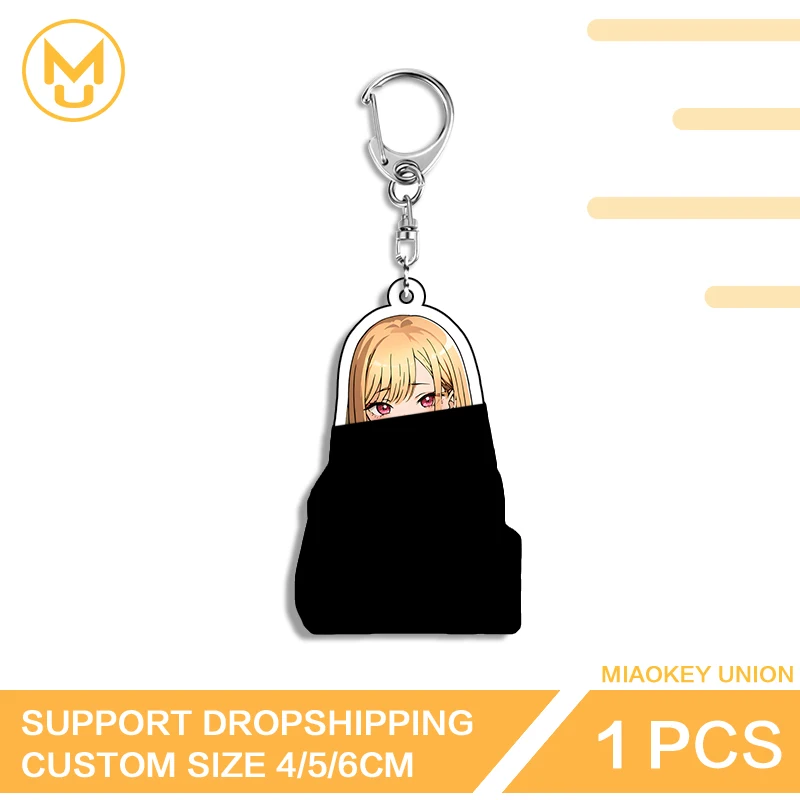Marin Kitagawa Popular Keychain Stylish Treasure Keyring Suitable for Desk Display Ornament Gift Accessories Keepsake Collection