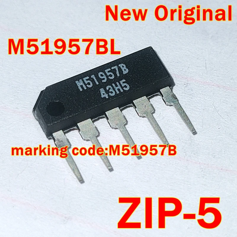 

1pcs to 100pcs M51957BL ZIP-5 marking code:M51957B New Original Voltage Detecting, System Resetting IC Series