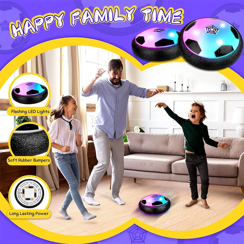 Jeu de plein air jouets de Sport pour enfants vol stationnaire ballon de Football jouets pour enfants Football flottant électrique avec lumière LED ballon de Football cadeaux