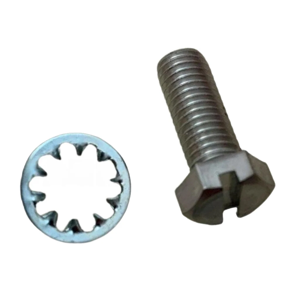 Two 0304024 Stainless Steel Screws Paired with Two 301551 Internal Tooth Lock Washers for Johnson For Evinrude Motors