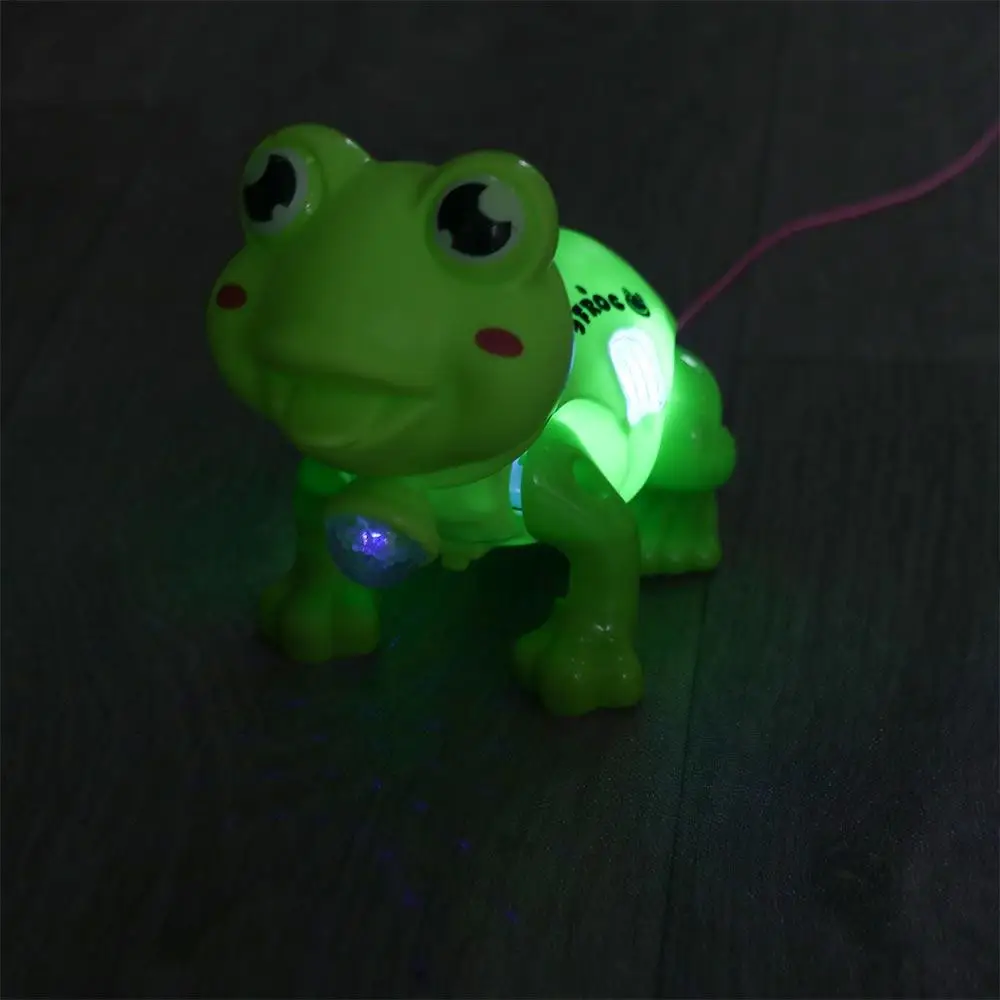 Electric Electric Frog Educational Cartoon Frog Music Projection Educational Toys Classic Montessori