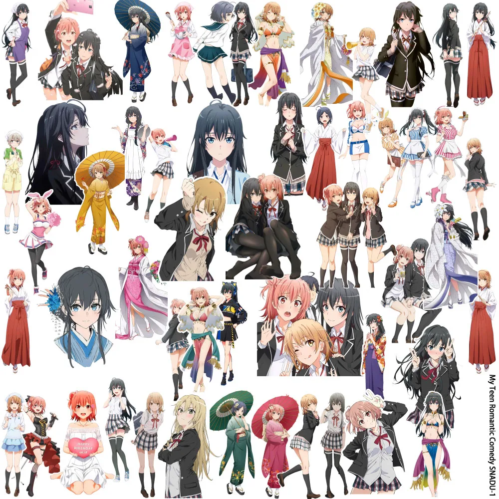 

500Pcs Breeze Anime Waterproof Stickers, Light Fresh Soft Decals for Daily Sundries & Leisure Relaxing Home Decor